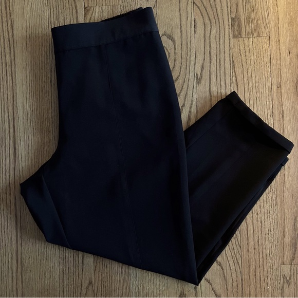 🆕 EUC Vince Camuto Wear to Work black cropped pull on pants size 1x - Picture 4 of 8